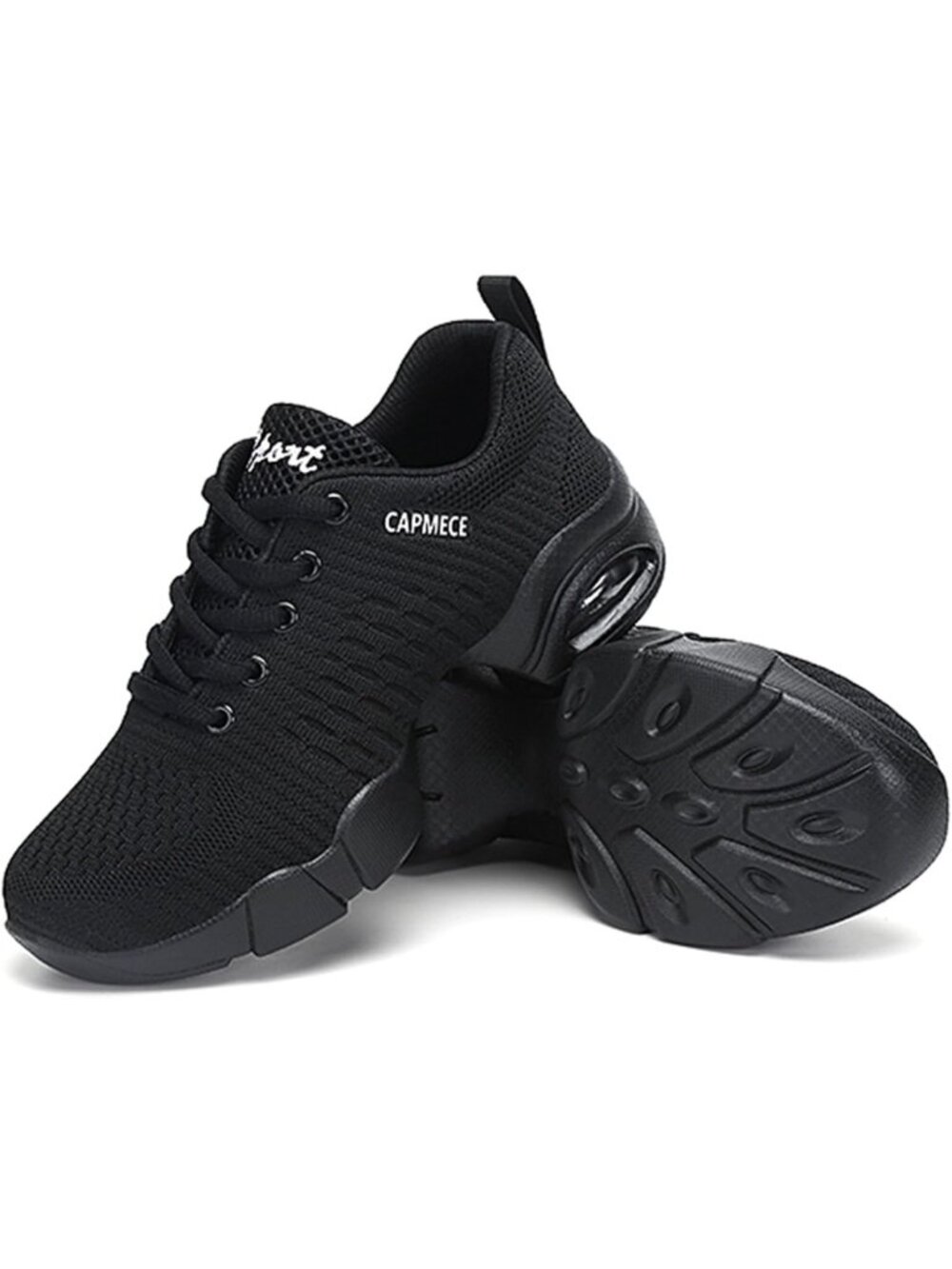 Unisex Jazz Dance Sneakers - Lace-Up, Split Sole, Comfortable & Stylish Shoes